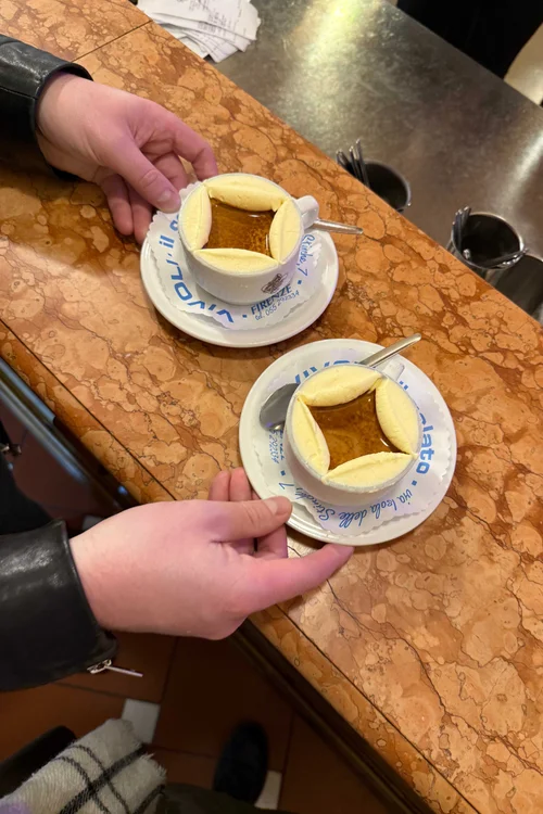 Affogato - gelato with espresso